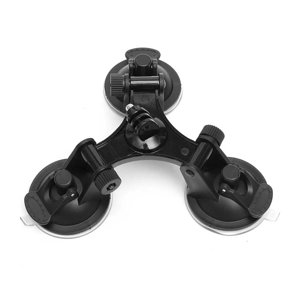 MOOL автомобильный тройной присоске Держатель подставка низкий угол для GoPro SJCAM