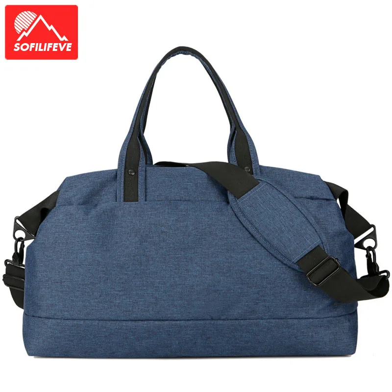

Terylene Men Sport Fitness Bag Single Shoulder Gym Bag For Outdoor Travel Training Handbag Trip Women Large Capacity Yoga Bag