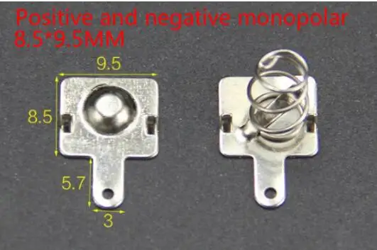 1000 шт. AAA батарея 7 8,5*9,5 мм положительная и отрицательная одна Контактная пружина пластина