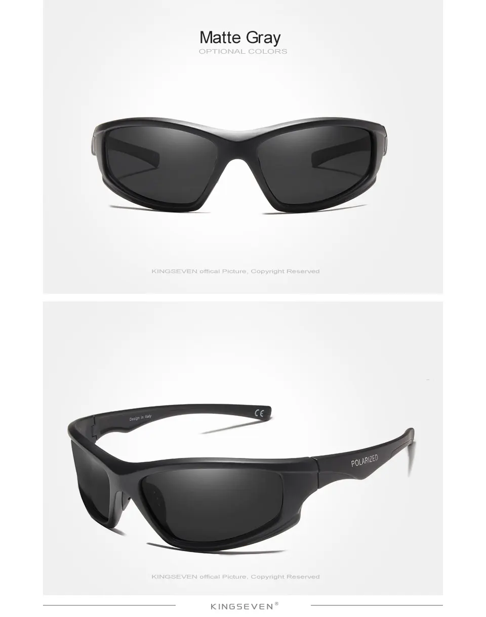 KINGSEVEN, фирменный дизайн, поляризационные солнцезащитные очки, мужские очки для вождения, мужские солнцезащитные очки, зеркальные очки, UV400 Oculos