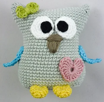 

crochet toys amigurumi rattle owl model number w51
