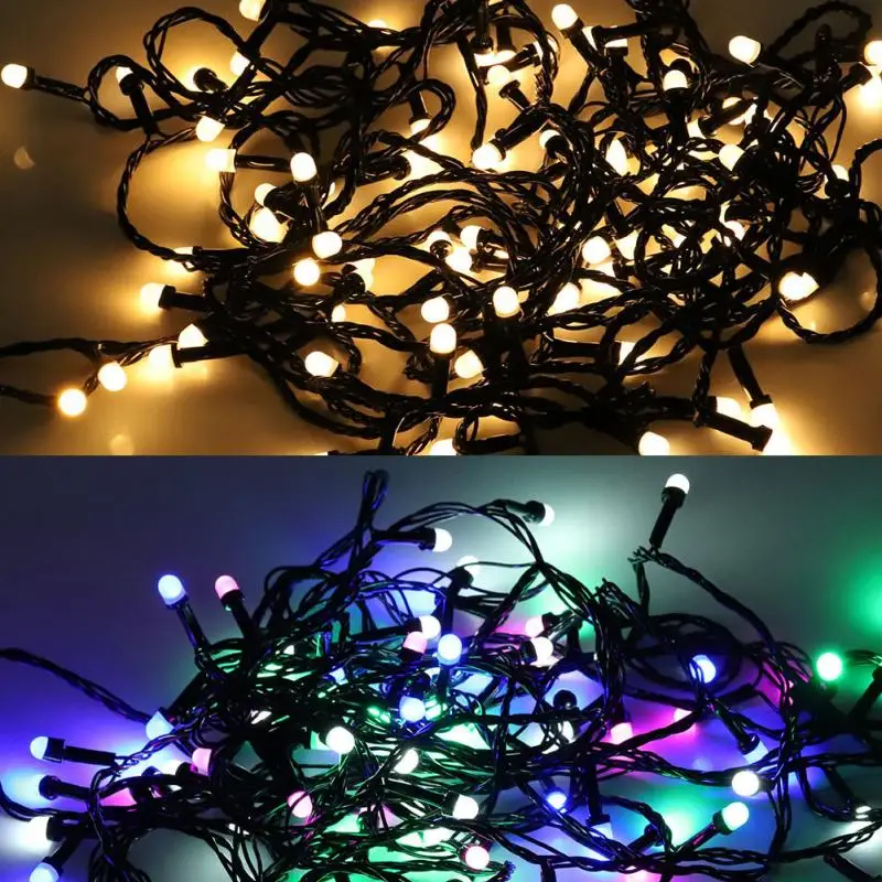 

100LED String Fairy Lights Wedding Christmas led string Lights guirlande led Home Decoration String Light EU Plug 220V pisca