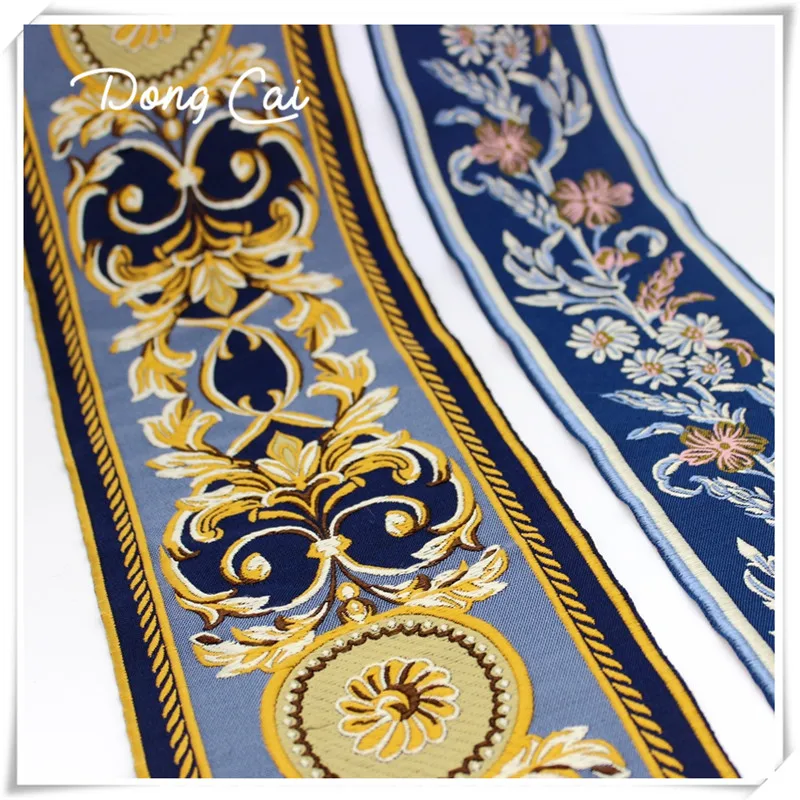 

Ethnic Ribbon home textile Embroidery width lace handmade curtain accessorie lace polyester webbing tubular webbing 3yard/lot