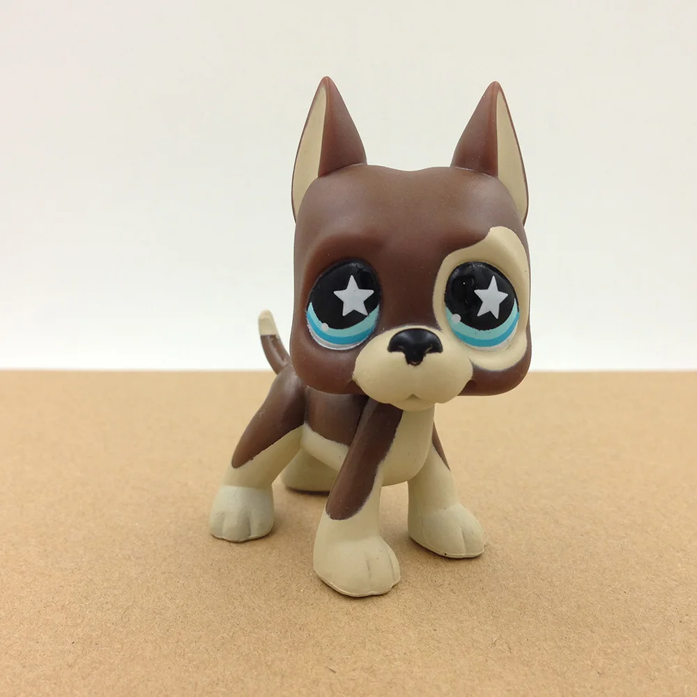 PS 817 Pet Shop Star Eyes Puppy Chocolate немецкий дог Коллекция игрушек Gi Action детские игрушки-персонажи подарок в милая коробочка