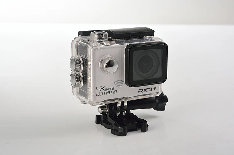 DHL Sport Camera NT96660 4K 24fps ULTRA HD 16MP WiFi 30M Waterproof Action camera Aluminum Extendable Pole Stick+camera bag light action camera