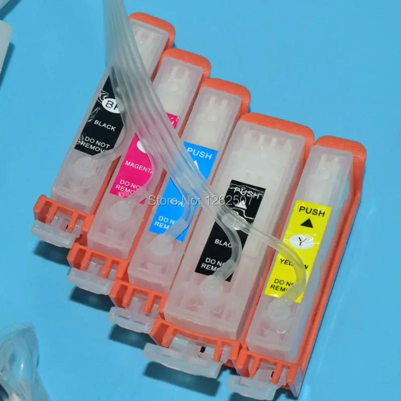 America PGI-225 CLI-226 6Colors Bulk Ink Ciss System With ARC Chips For Canon PIXMA MG8120 MG6120 MG8220 MG6220 Printers