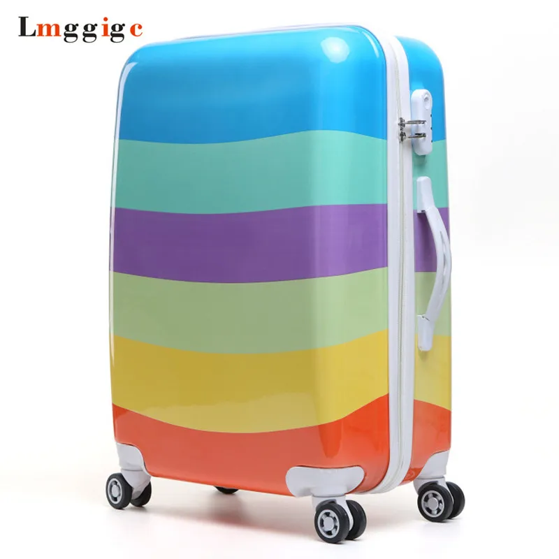 Women Travel Rolling Luggage Case, Girl's Wheels Suitcase ,Lady trolley