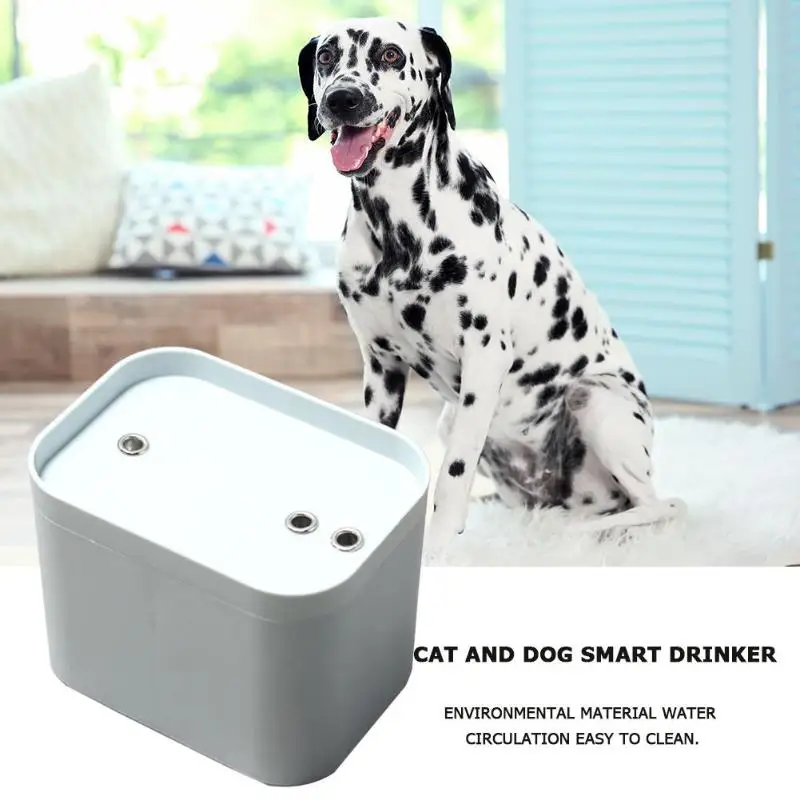 ПЭТ умный автоматический фонтан питьевой воды для кошек собак диспенсер для воды USB кабель диспенсер для питьевой воды фильтр для напитков безопасный