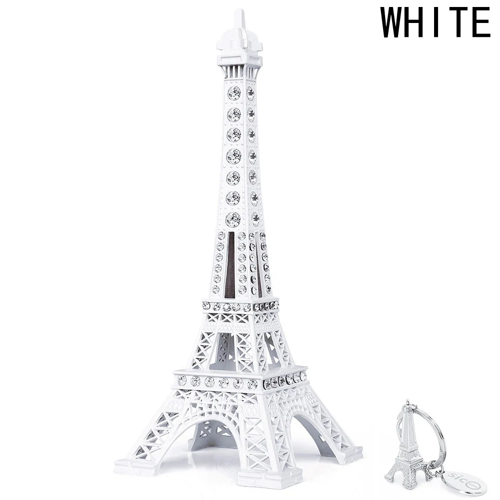 Сплав модель Декор Винтаж бронзовый тон Париж Эйфелева башня Статуэтка Статуя 13 см Горячая