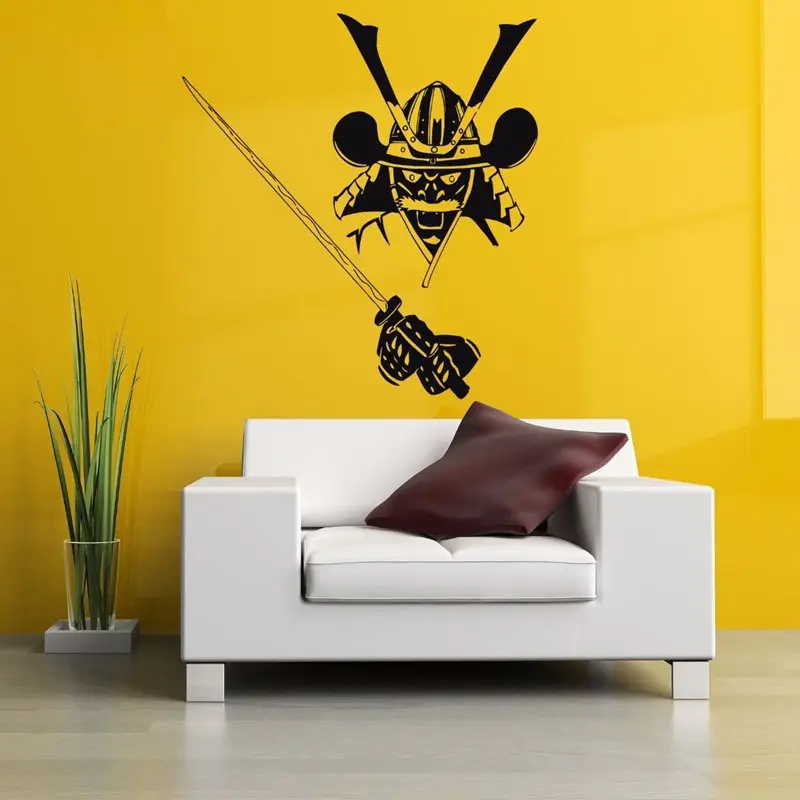 DCTAL Kendo Sticker Samurai Decal Japan Ninja Poster Vinyl Art Wall Decals Pegatina Quadro Parede Decor Mural Kendo 1029 Sticker