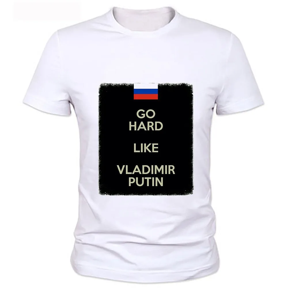 

GO HARD LIKE VLADIMIR PUTIN Printed t-shirts Like Mr Putin emperor Can be customized according to the pictures Man T-shirt