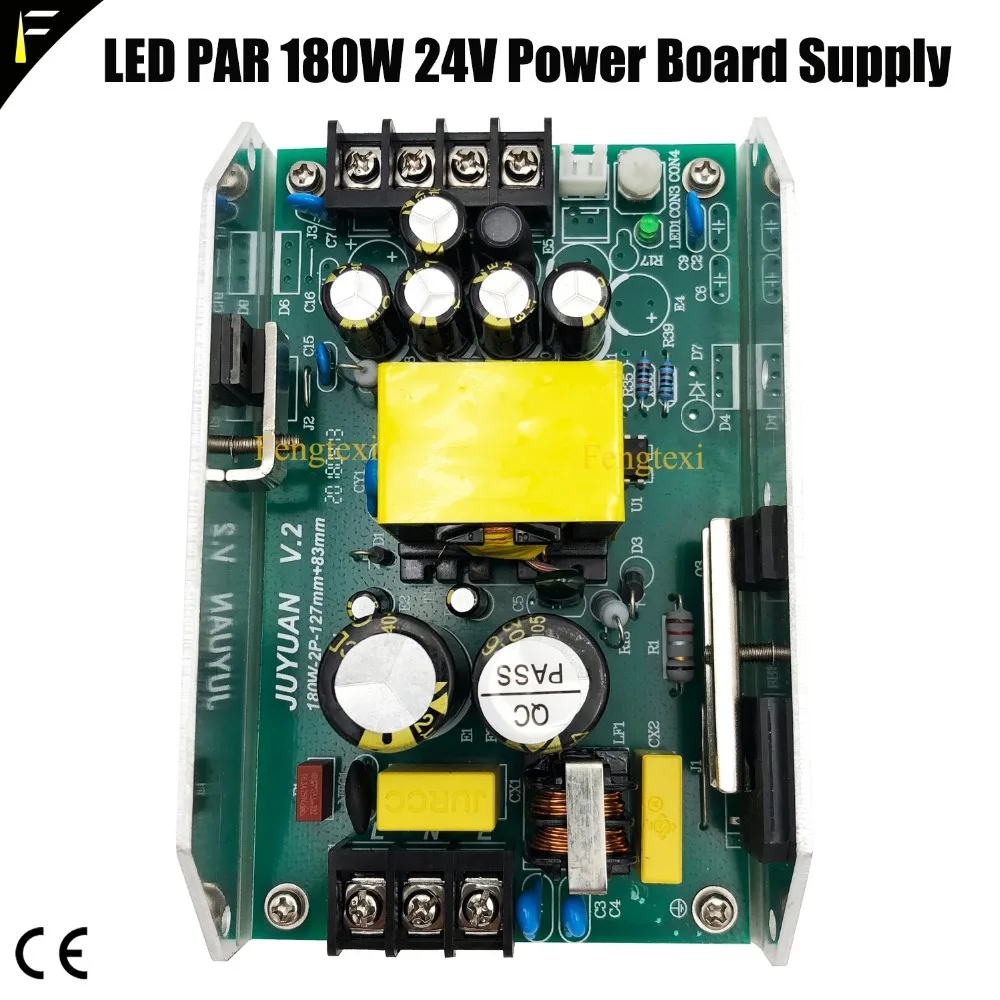 JY 180 24 Stage LED Par Can 54*3w блок питания 180w 24v вход 100 240v выход 7.5A 54x3w источник