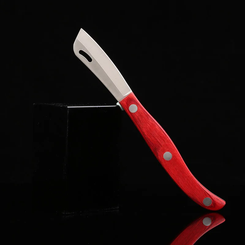 MALELION ручной нож для прививки, нож для резки фруктов, нож для сбора дерева, садоводческий бонсай, инструменты - Цвет: Красный