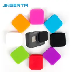 JINSERTA силиконовый мягкий объектив Крышка для GoPro 6 корпус защитный чехол Крышка для GoPro Hero 5 экшн-камеры аксессуары