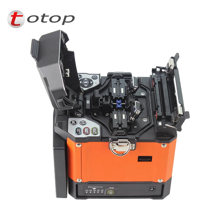 

A-80S Orange Automatic Fusion Splicer Machine Fiber Optic Fusion Splicer Fiber Optic Splicing Machine