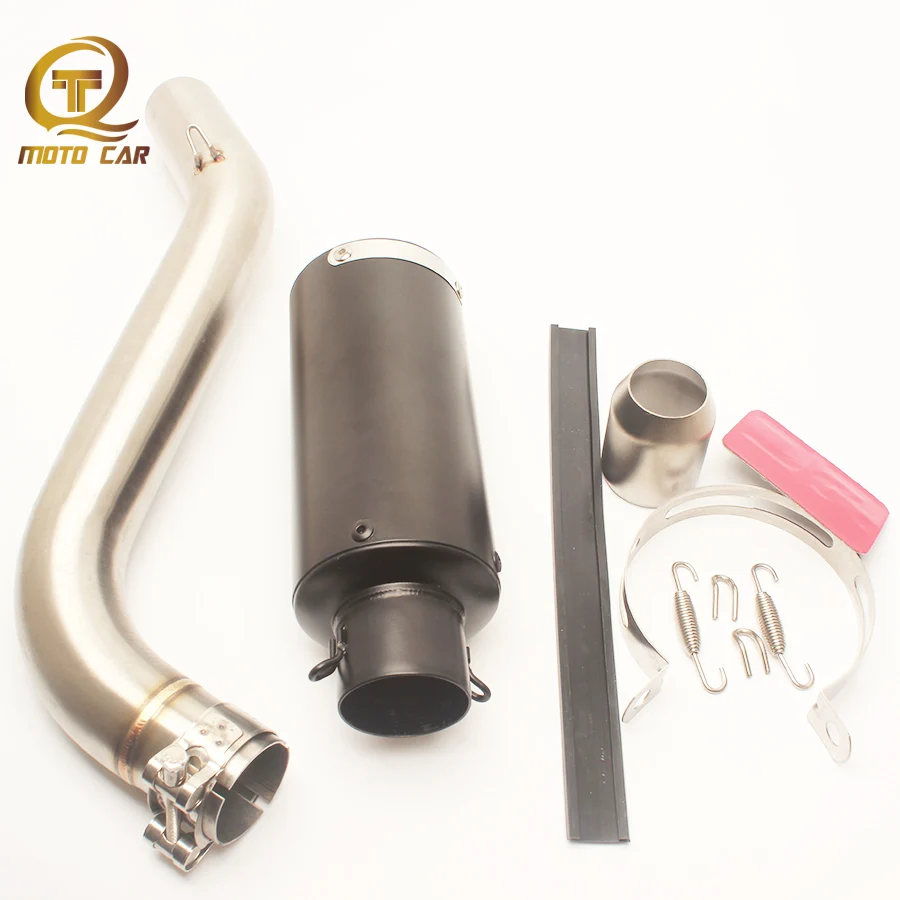 

For Benelli 600GS 600 GS Carbon Full Exhaust System 51MM Muffler Mid Tube Connect DB Killer Silencer Pit Bike Escape Accessories