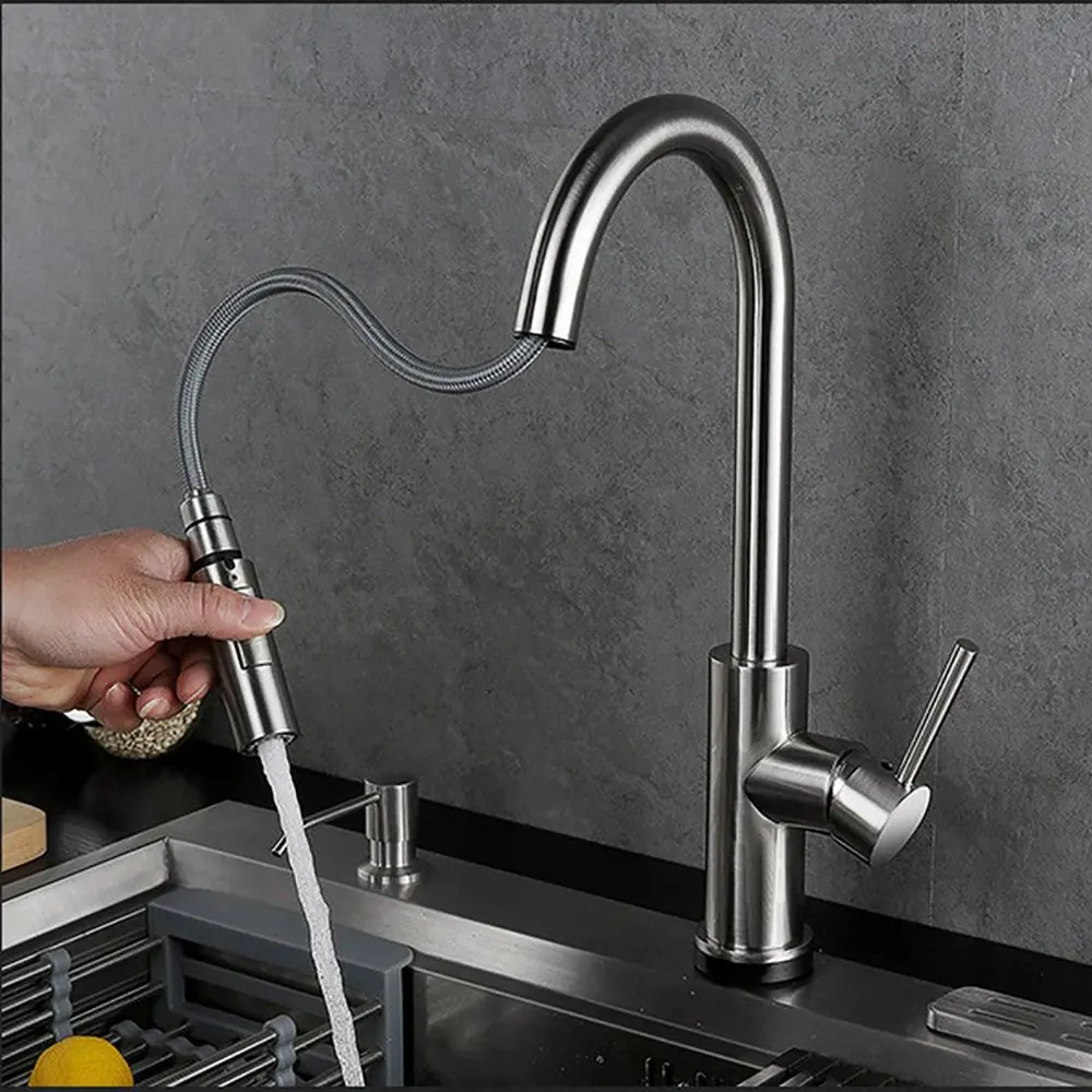  Stainless Steel Sensor Kitchen Faucets Touch Inductive Sensitive Faucet Mixer Tap Single Handle Dua - 33056787605