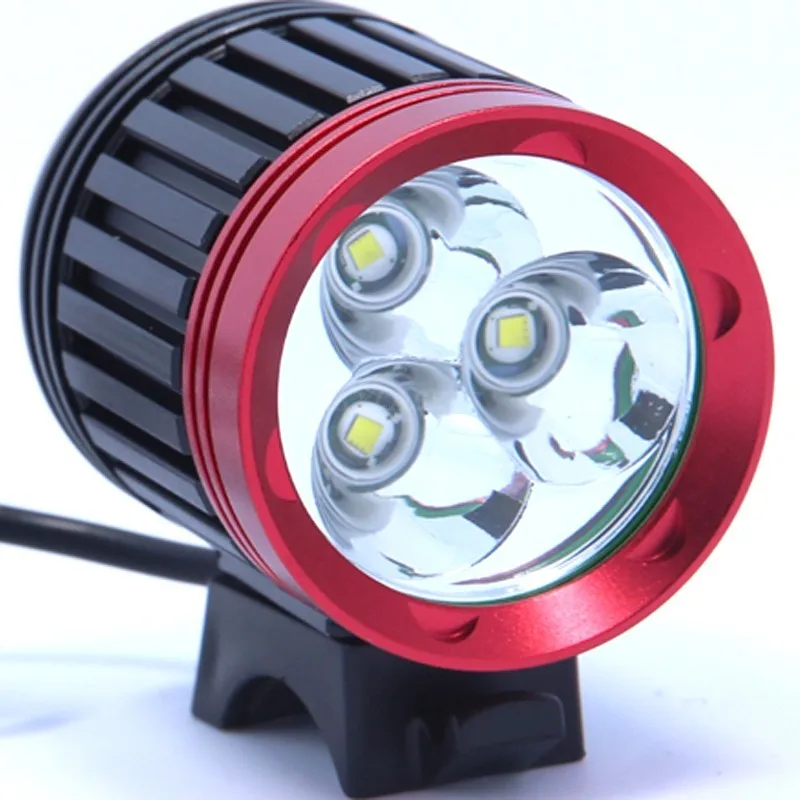 Excellent 4000 Lumens 3x XM-L T6 LED Headlight 3T6 Headlamp Bicycle Bike Light Waterproof + Battery Pack Free Shipping 3 Excellent 4000 Lumens 3x XM-L T6 LED Headlight 3T6 Headlamp Bicycle Bike Light Waterproof + Battery Pack Free Shipping 3