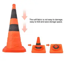 Road-Cones Safety with Reflective-Strip Hot Collapsible 70cm High-Quality