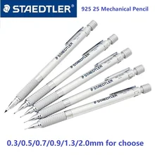 Staedtler 925 25 металлическая ручка механический карандаш 0,3/0,5/0,7/0,9/1,3/2,0 мм автоматический сварочный аппарат с карандашным рисунком дизайн письменные принадлежности