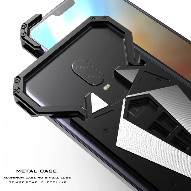 2018 Hot Luxury Metal Aluminum Shockproof Cover For Oneplus6 Heavy Duty Protection Armor Phone Shell Case for One Plus 5 5t | Мобильные
