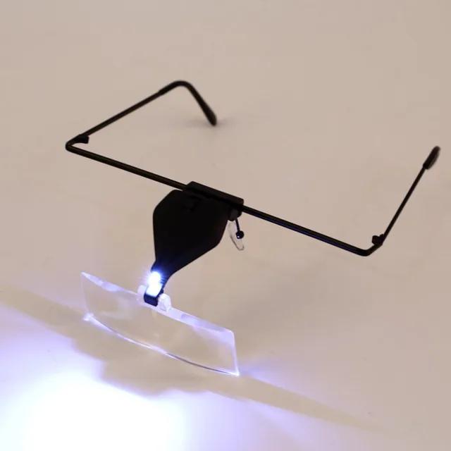 Eyelash Extension LED Light Magnifying Spec Glasses Hands Free