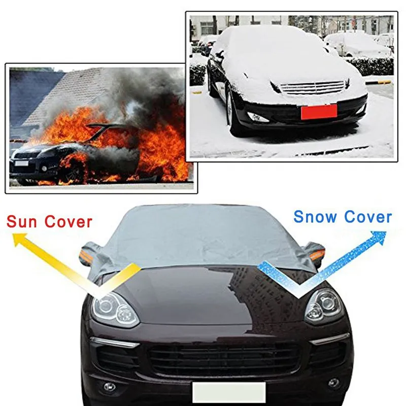 VicTsing Car Windshield Cover Auto Front Windscreen Protector Snow Ice Resistance Shield Sunshade Rain Dust Frost Guard Cover    (4)