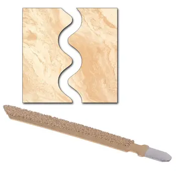 

4"/100mm Brazed Diamond Jig Saw Blade 46 Grit For Cutting Marble Tiles Stone