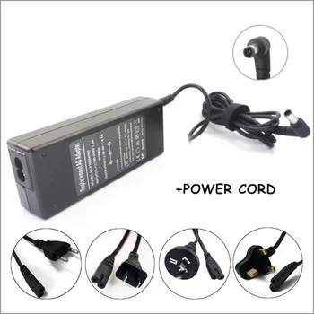 

90W Laptop AC Adapter Charger For Caderno Sony VGN-CR410E/T VGN-CR420E/P VGN-CR490EBR VGN-CR320E/T PCEA46FM VPCEA47FX VPCEB33FM