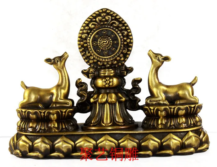 

Bronze sculpture, copper sheep decoration shuangyang lucky sheep crafts