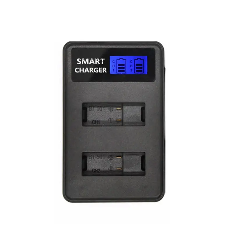 

Ahdbt-501 For Go-Pro Hero5 Battery Usb Lcd Display Dual Port Charger For Go-Pro Hero 5 Hero 5+ Camera Accessories