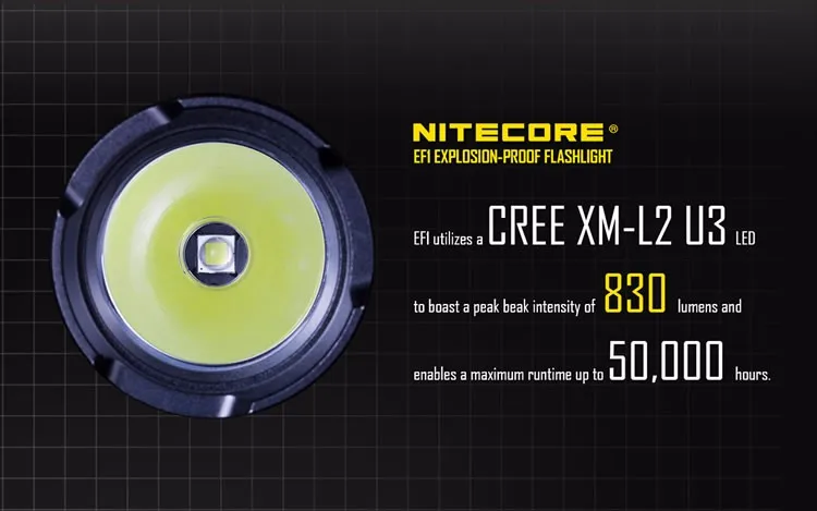 Desconto Ef1 830lm Explosão prova Nitecore Levou Lanterna Tática Protorch ex d ii c t5 gb Indústrias Perigosas Incluindo Terra 7 Cheap Lanternas