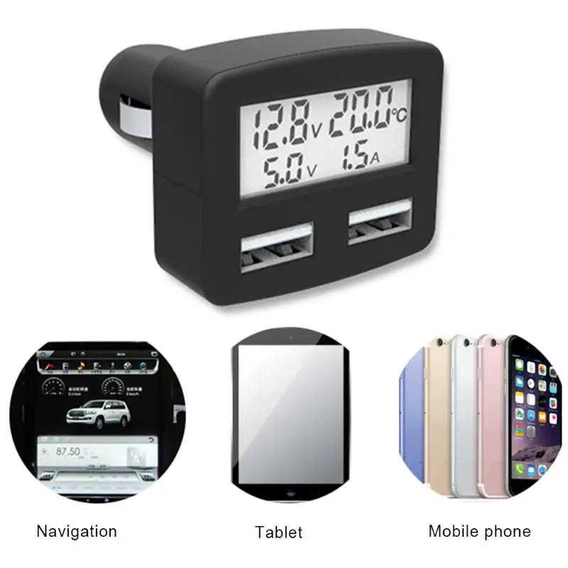 Universal 5in1 3A Car Vehicle Charger DC 5V Dual USB Phone Charger(White) Cigarette Lighter Socket Auto Accessories Universal 5in1 3A Car Vehicle Charger DC 5V Dual USB Phone Charger(White) Cigarette Lighter Socket Auto Accessories