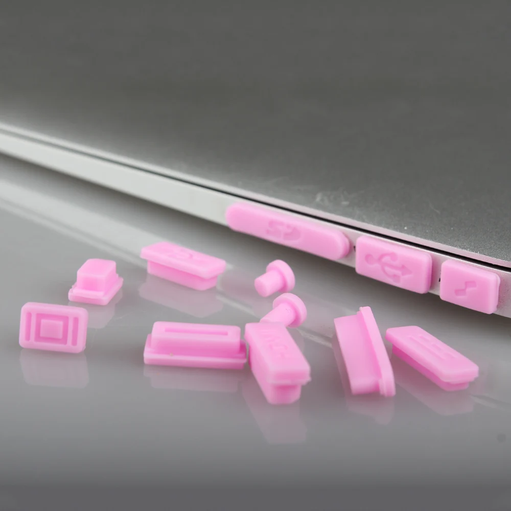 

Silicone Anti-dust Plugs Protection Set for Apple MacBook Pro 13 15 Retina / Air 11 13 Laptop Dust Plug Ports Case Cover