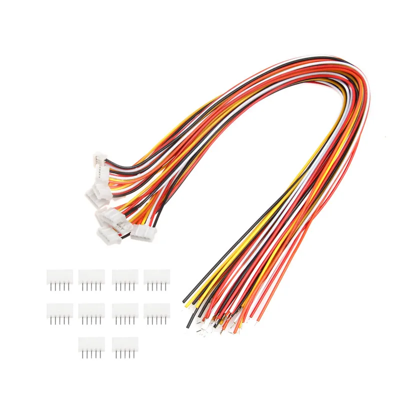 10 комплектов 2/3/4/5/6/7/8/9/10-Pin Mini Micro JST PH-2.0 коннектор Мужской Женский Разъем провода разъем для кабелей разъемы 300 мм 26AWG