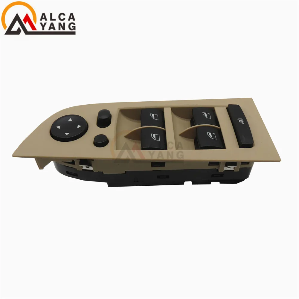 61319132137 61316948634 Driver Left Beige Window Mirror Switch Control Unit For BMW E90 E91 318i 320i 325i 335i 2004-2012