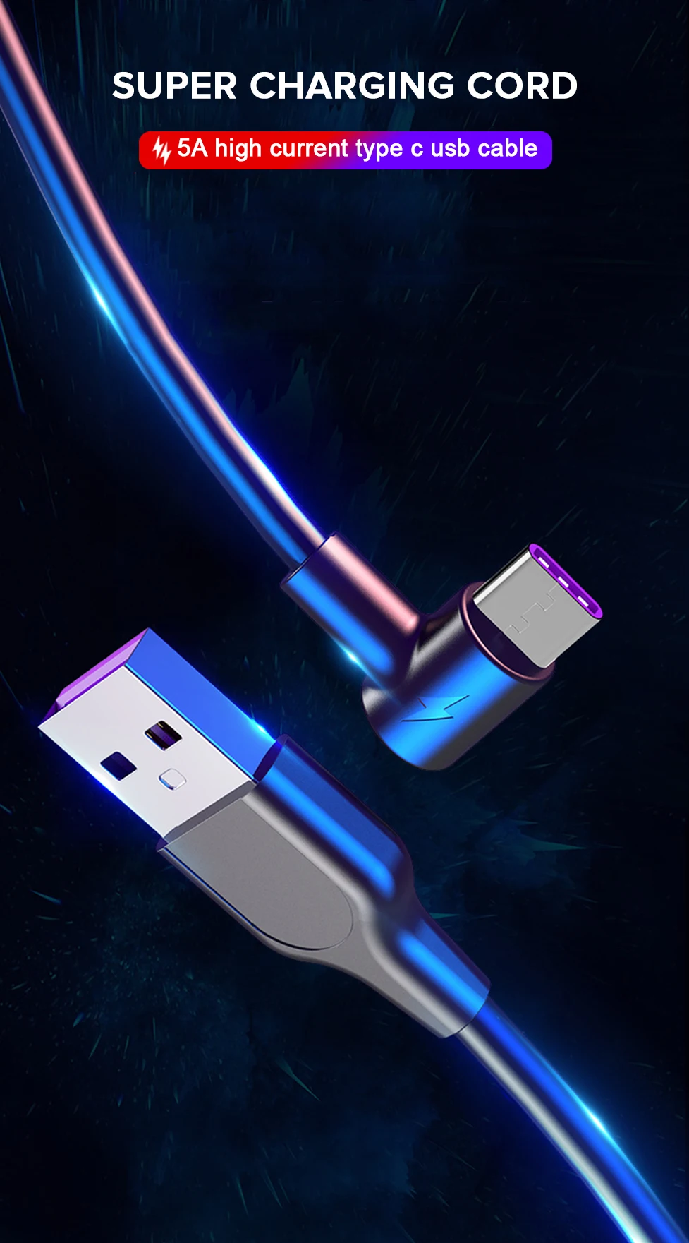 Venroii 1 м 2 м 3 м type C USB кабель для Honor 5A супер быстрая зарядка USB-C для huawei mate 30 20 10 P30 P20 Pro провод для быстрой зарядки