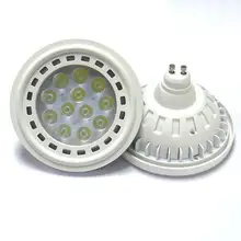 48 шт./лот 12 Вт G53 GU10 светодиодный AR111 прожектор AC/DC 12V светодиодный AR111 QR111 лампа