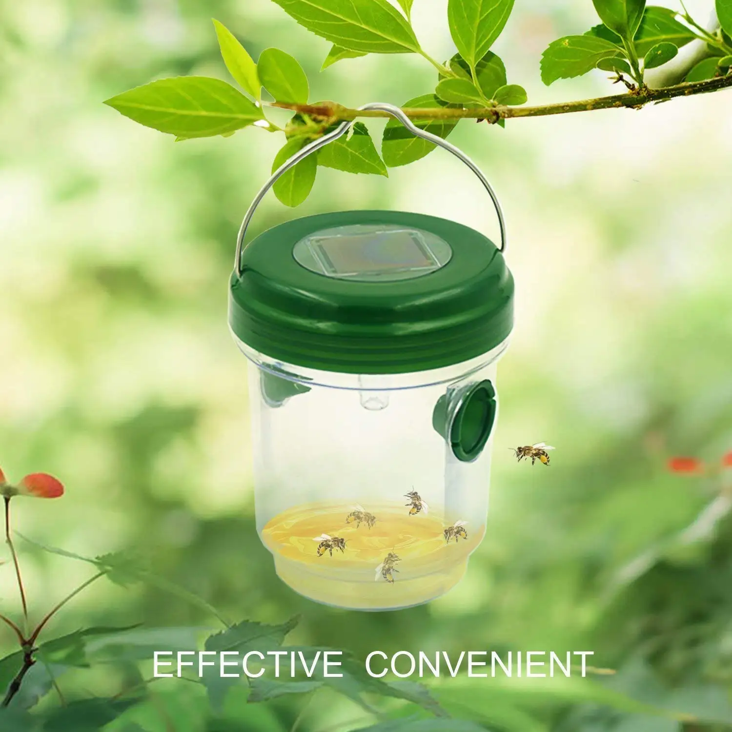 Ловушка для ОС Catcher, Bee trap, жизнь на открытом воздухе солнечные ловушки с ультрафиолетовым светодиодный водонепроницаемый свет для ловли пчел, Hornet
