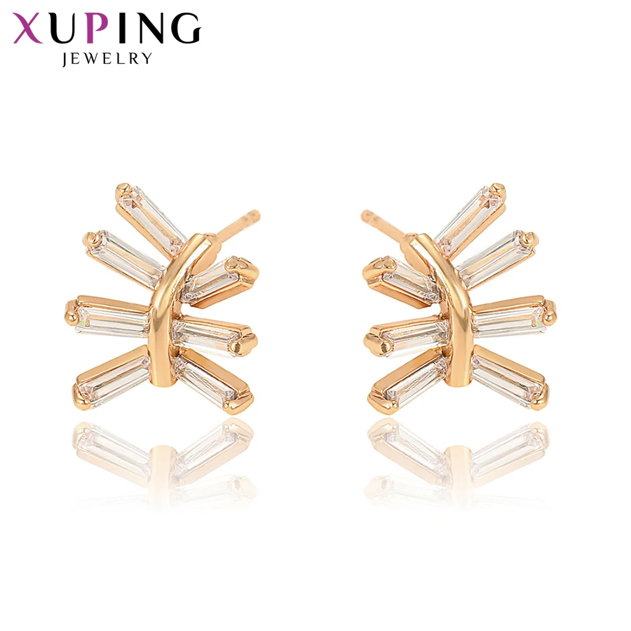 

Xuping Plant Series Earrings for Girls European Style Jewelry Gold-color Plated Mother's Day Party Gifts 97475