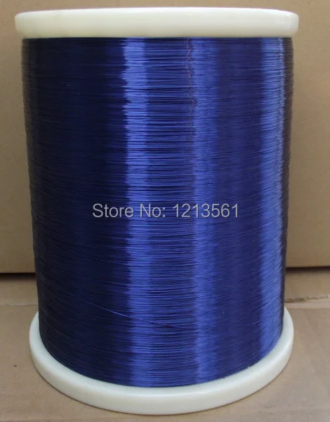 

0.35 mm x300m/ pc Copper wire Free Shipping Navy blue Polyurethane Enameled Wire