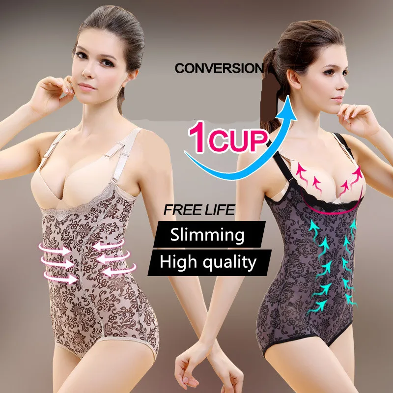 

Women Sexy Bodysuits Beauty Underwear Waist Trainer Corsets And Bustiers Crop Girdles Slimming Body Shapers Magic Bra Up