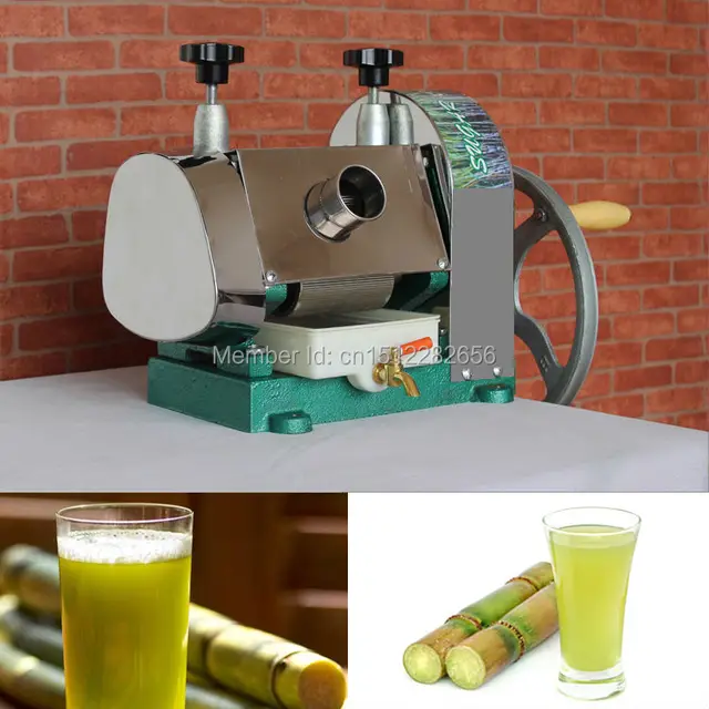Stainless steel manual mini sugarcane machine for home, sugarcane juice