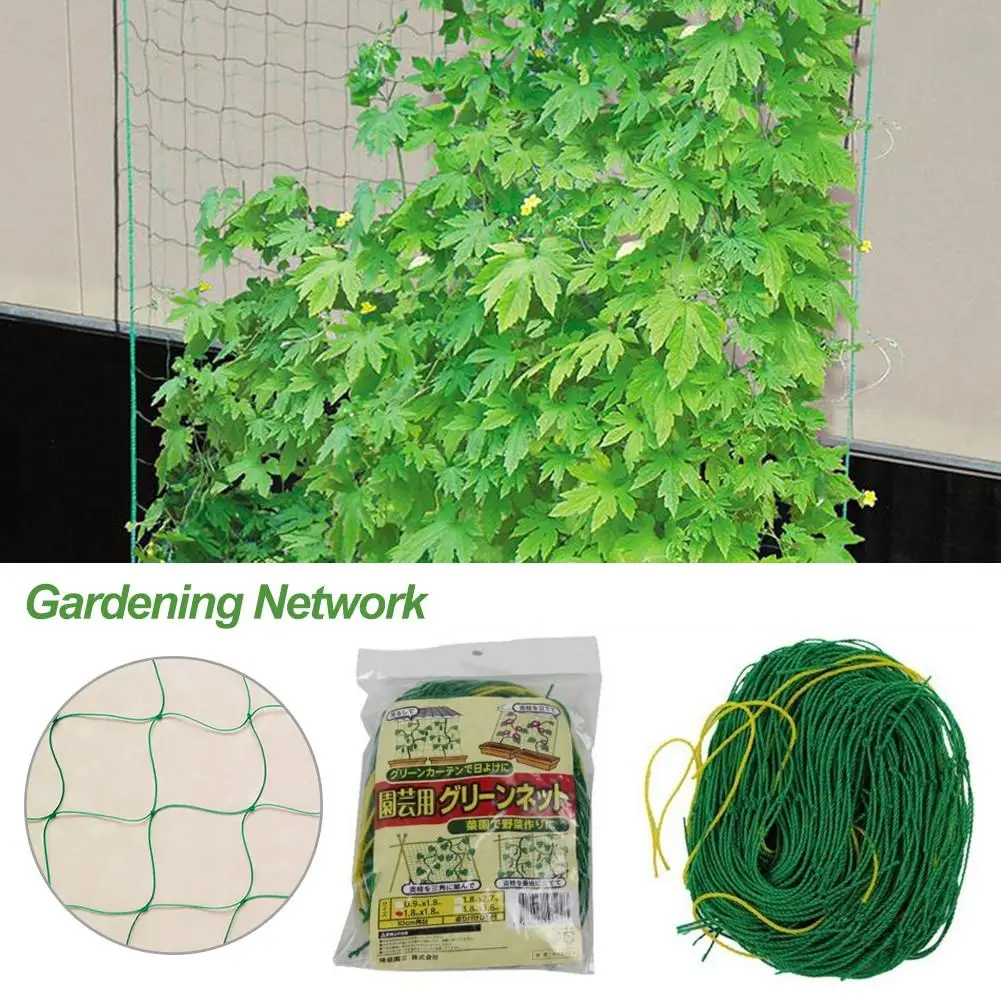 Melon Fruit Morning Glory Vine Net Plant Climbing Environmentally Nylon Plant NetFlower Vine Cucumber Trellis Netting