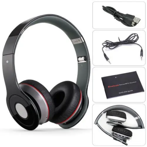 

S450 Foldable On-ear Wireless Stereo Bluetooth Headphones Headset Black