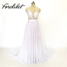 2016 New Arrival Chiffon Beach Wedding Dresses Affordable Cheap Ivory White Bridal Gowns Robe De Marriage 2017 wedding dresses