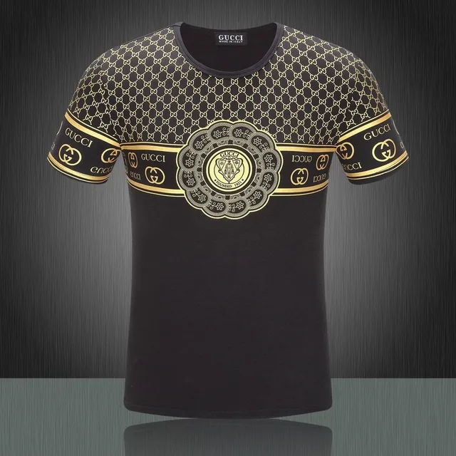 Moda masculina camiseta diseñadores desigual hombres