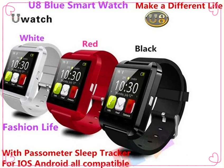 2015 NEW Bluetooth Smart Watch WristWatch U8 U Watch font b Smartwatch b font Sports Wrist