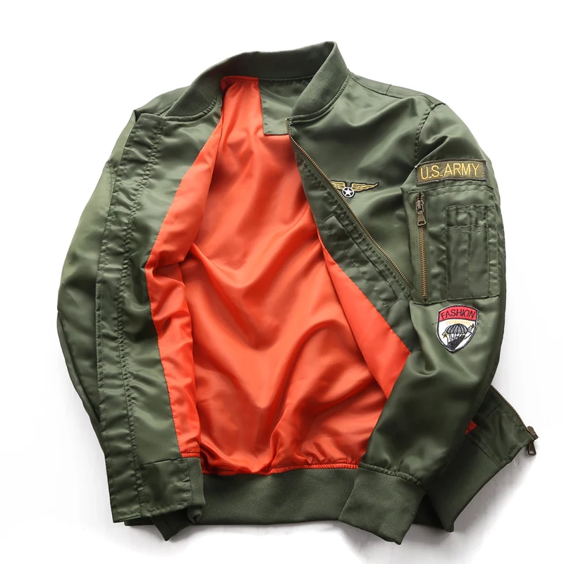 Bomber Jacket jackets Pilot Anarchy Men Army Green Merch Flight Coat Streetwear printed Jacket Men Waterproof Bomber Jacket jackets Pilot Anarchy Men Army Green Merch Flight Coat Streetwear printed Jacket Men Waterproof