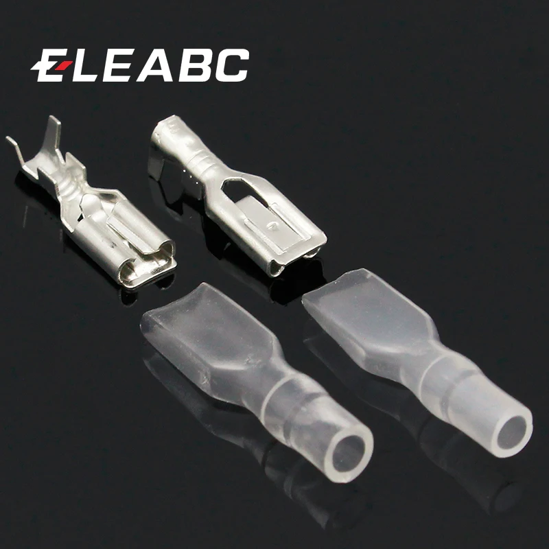 

4.8mm Crimp Terminal 50pcs Female Spade Connector with 50pcs case